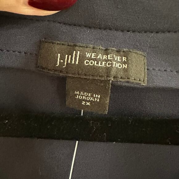 Wearever Double-Face Jersey Contrast-Trim Jacket 2X - Picture 5 of 9